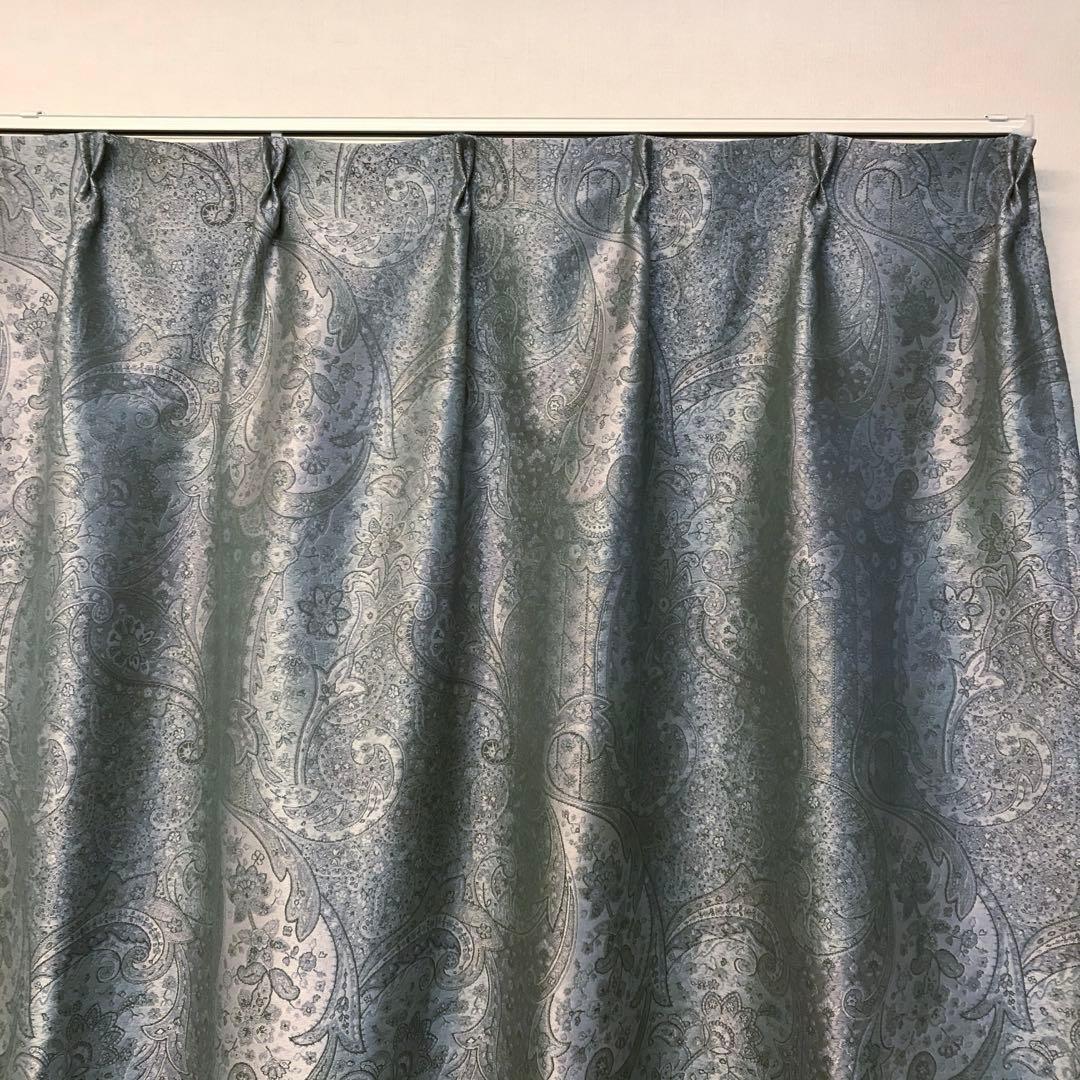 カーテン　幅150cm×丈240cm2枚　ジャガード