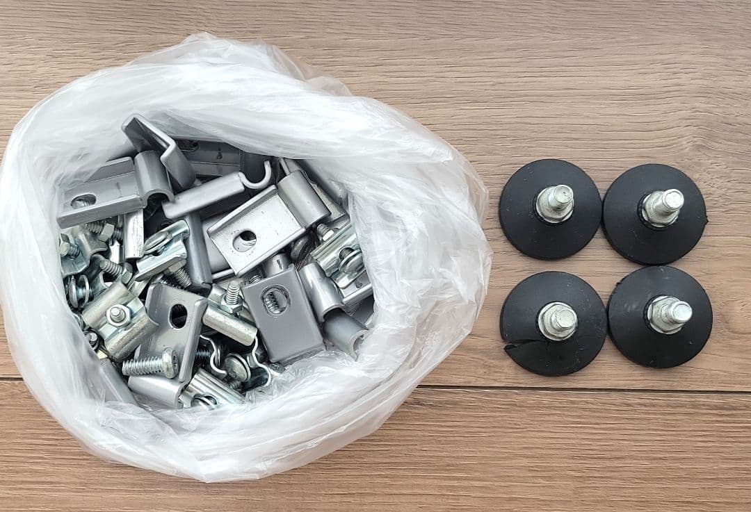 無印良品　スチールユニットシェルフ　旧モデル　廃盤グレー　ワイド・大