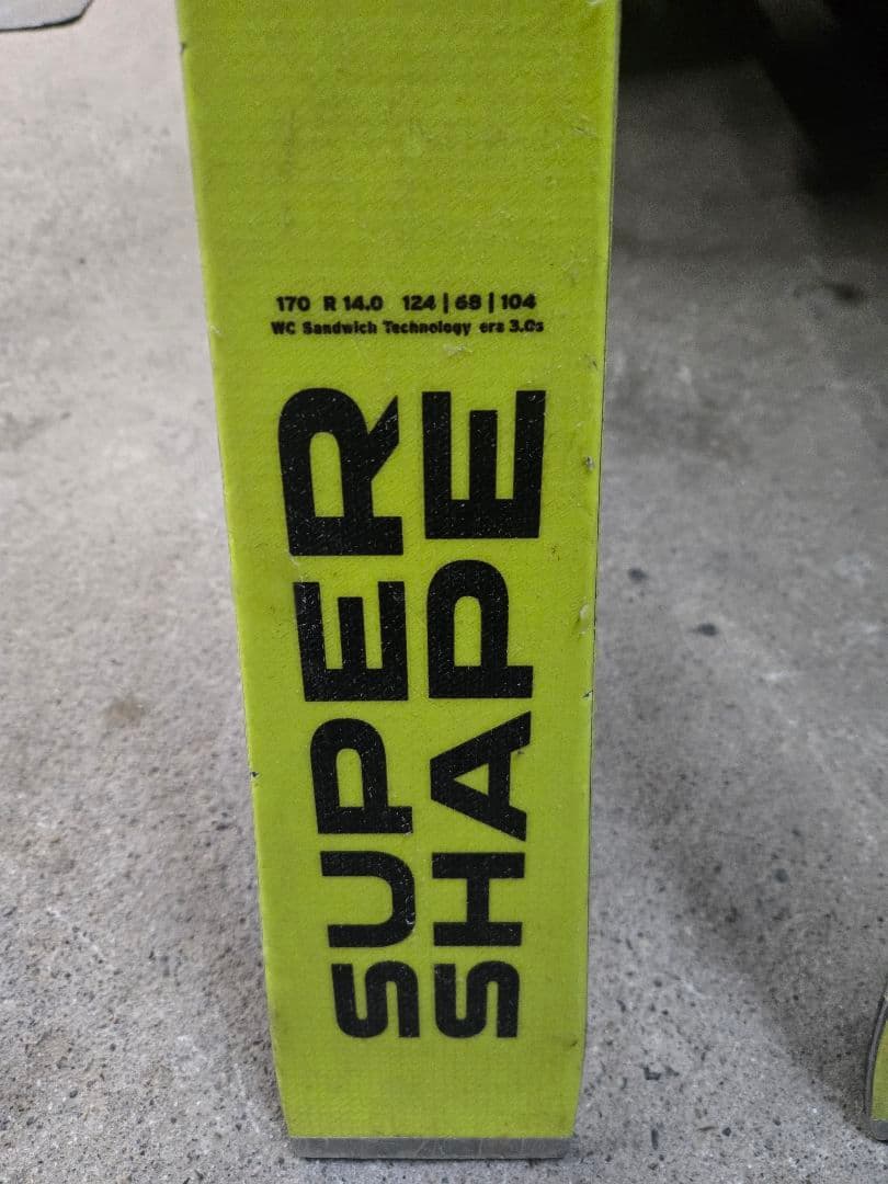 HEAD SUPERSHAPE 170cm チューンナップ済 ビン付