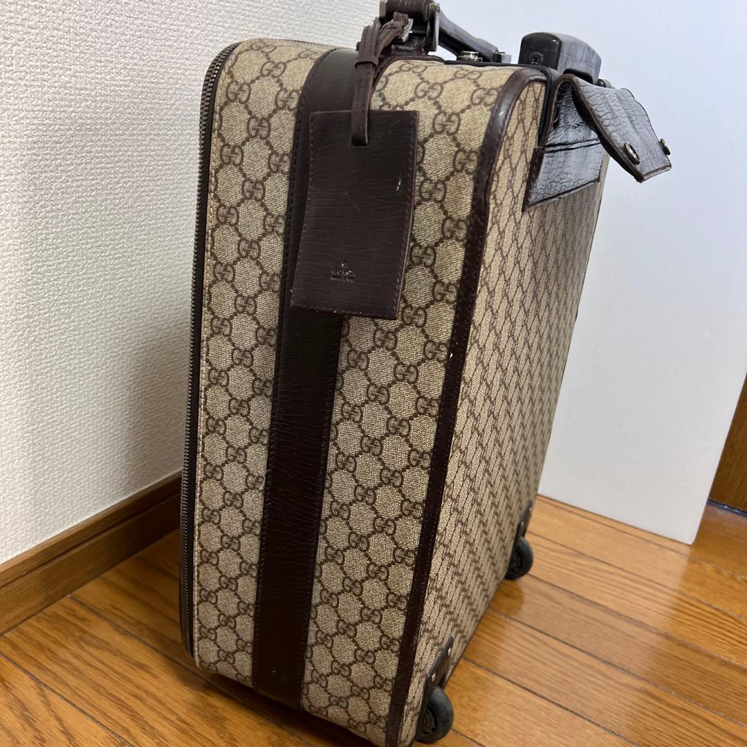【廃盤・美品】　GUCCI キャリーケース　スーツケース2点セット／定価65万