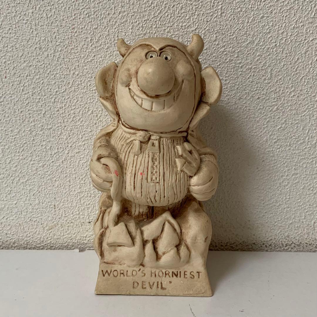 デビル1 レア　1970年代　ヴィンテージ　USA製　メッセージドール　ピース