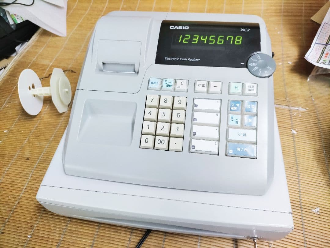 カシオレジスター　16CR　簡単便利特殊　送料込　811444