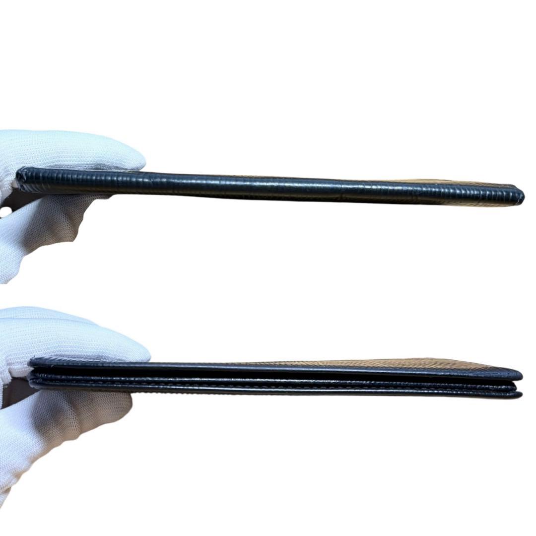 ルイヴィトン 札入れ 長財布 エピ ポルトカルト クレディ 黒色 M63212