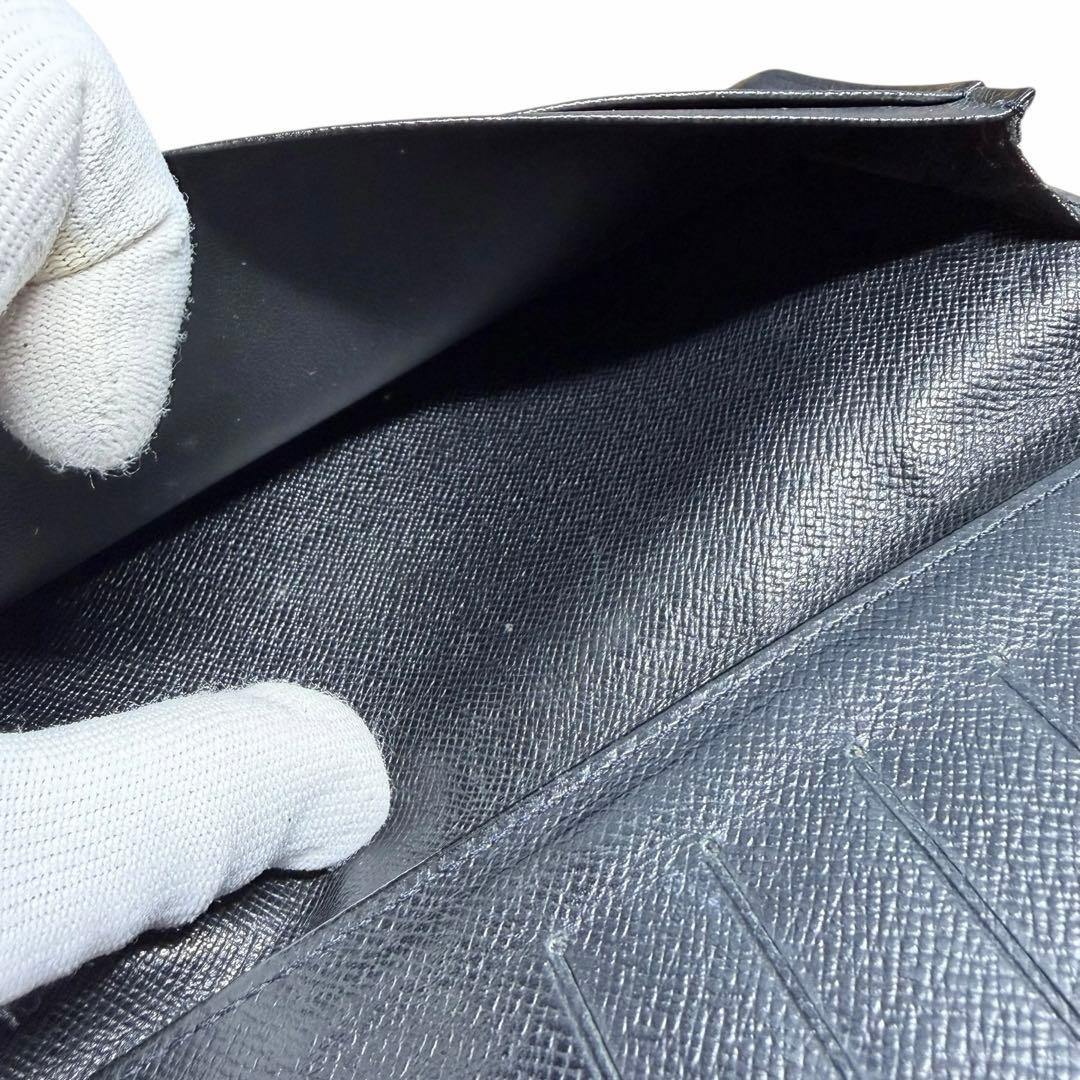 ルイヴィトン 札入れ 長財布 エピ ポルトカルト クレディ 黒色 M63212