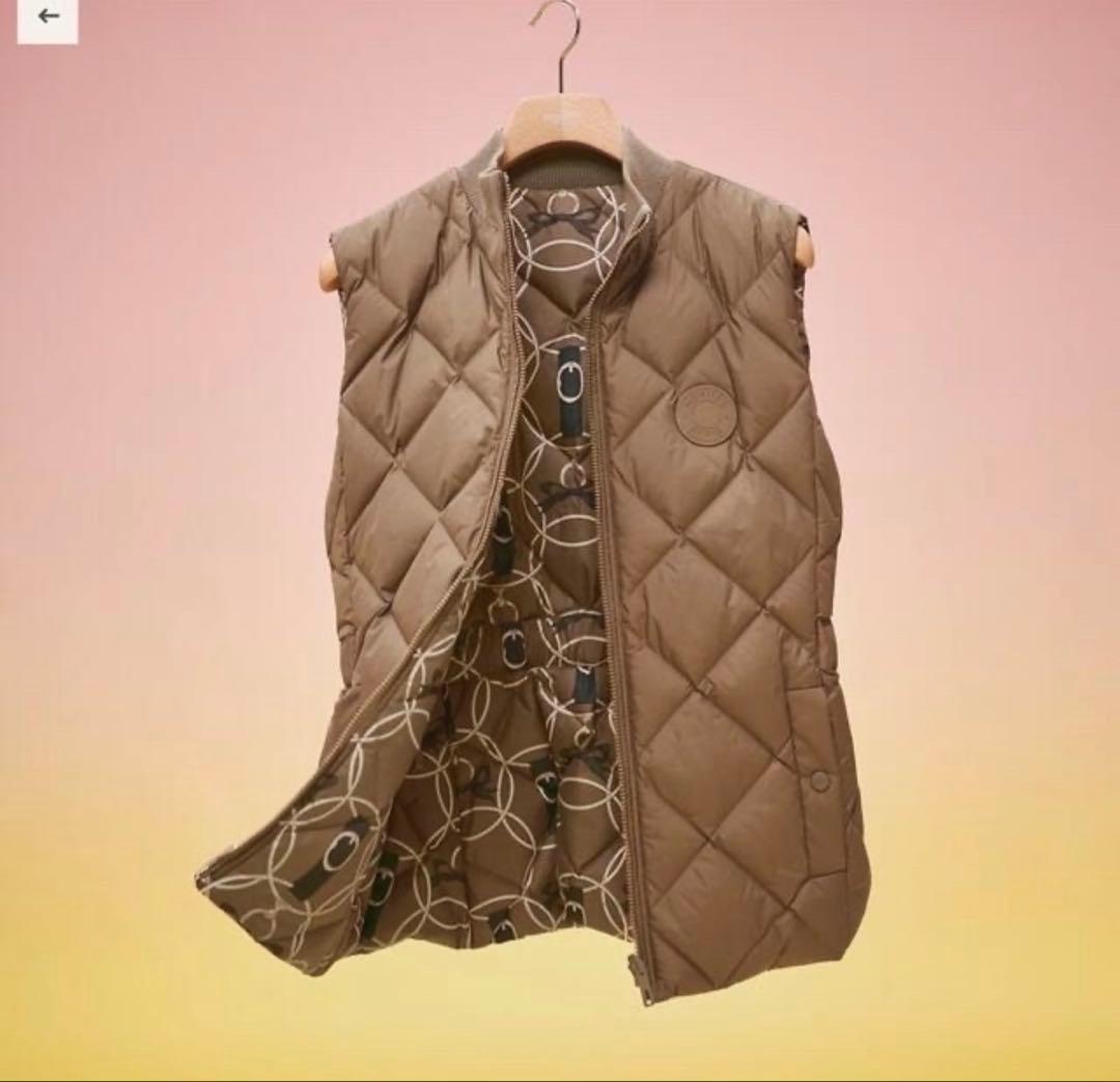 エルメス ノースリーブダウンジャケット