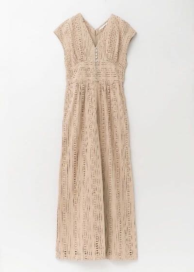 新品未使用　ne Quittez オールインワン　ベージュ　Sサイズ