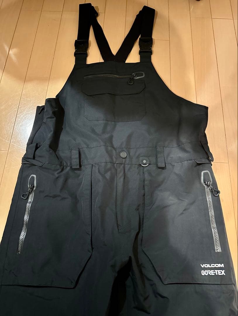 VOLCOM ボルコム RAIN GORE-TEX BIB overall 黒L