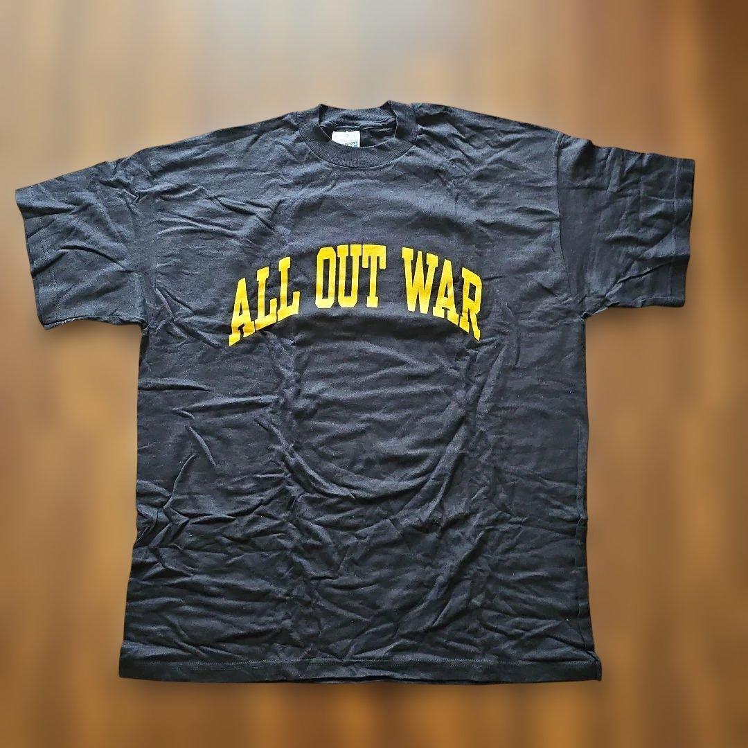 ALL OUT WAR Tシャツ XL 未使用 NYHC 当時もの 激レア 黒