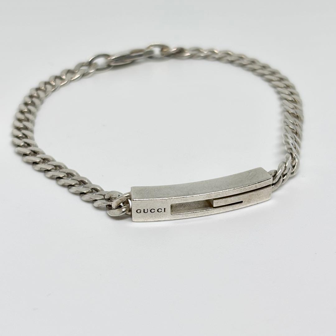 A267 GUCCI グッチ　チェーン　ブレスレット　AG925 スモールカット