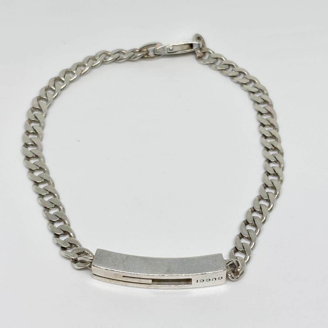A267 GUCCI グッチ　チェーン　ブレスレット　AG925 スモールカット
