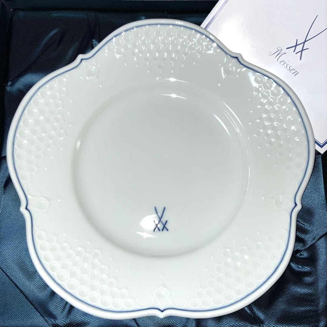 最終価格　マイセン　開窯300周年プレート　双剣