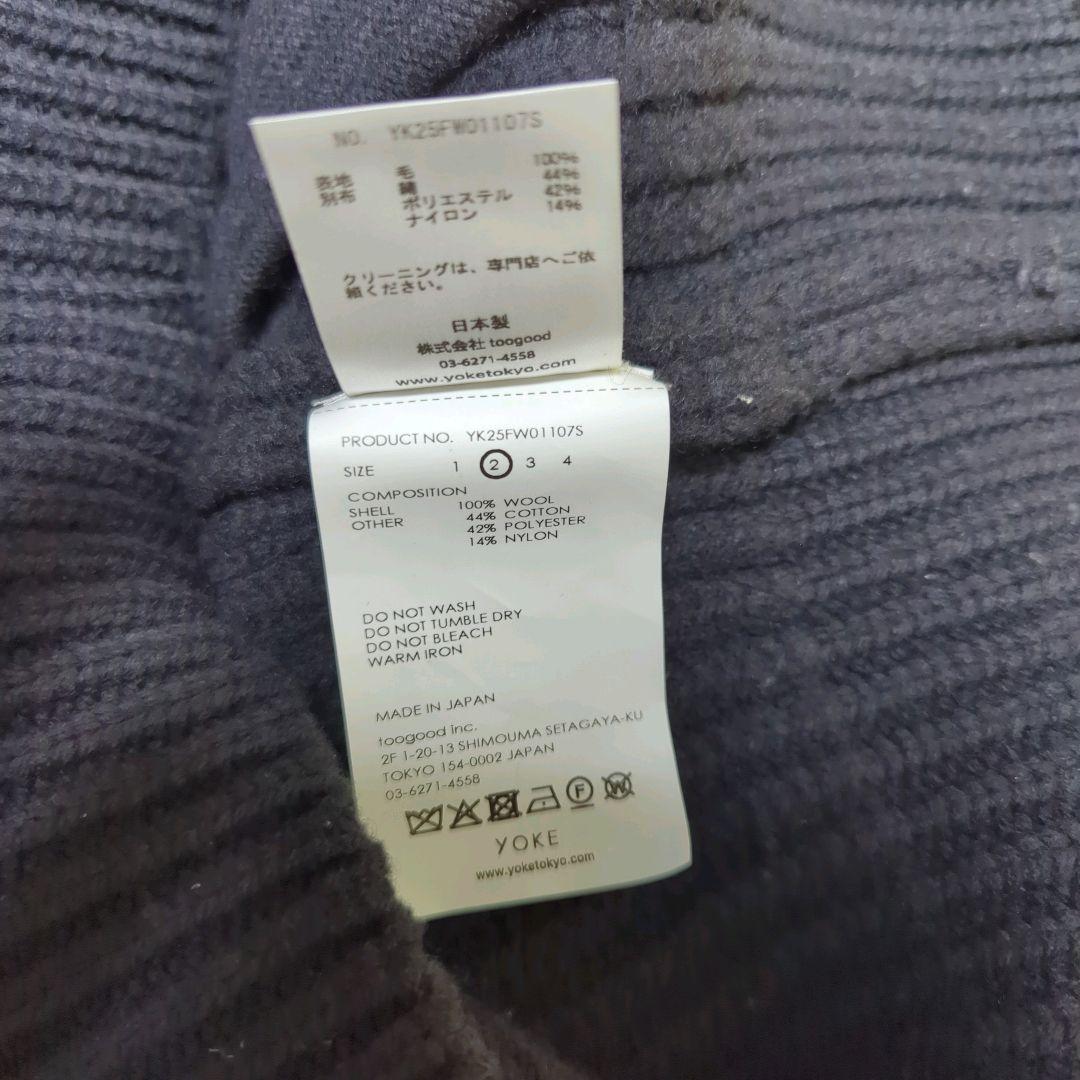 トップス yoke 2025 Double Breasted Knit Blouson