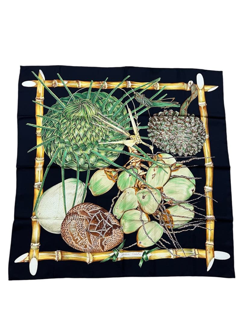 エルメス HERMES 「Jardin Créole」 クレオルの楽園　カレ90