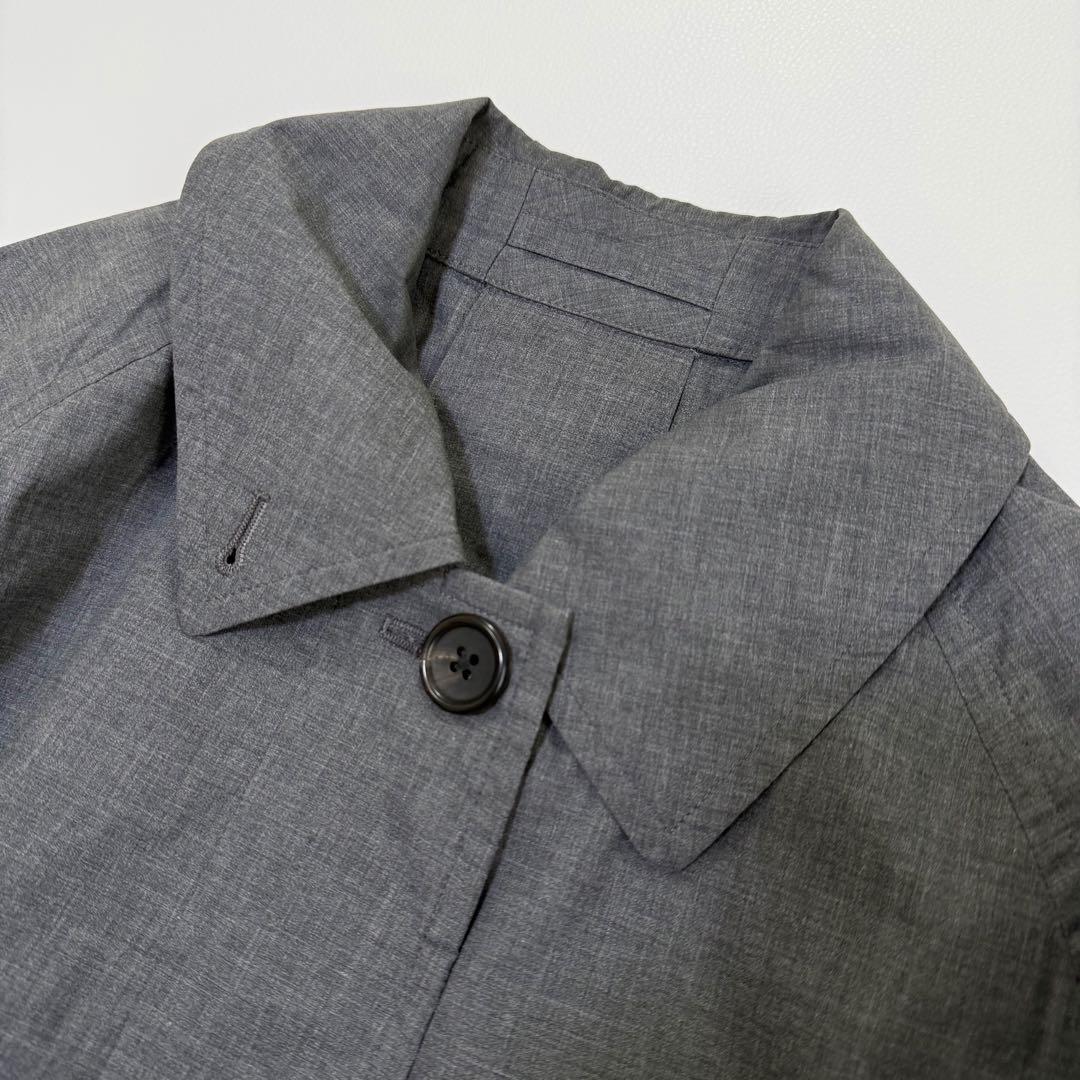 マーガレットハウエル　ロングコート ステンカラー Aライン 日本製　春秋