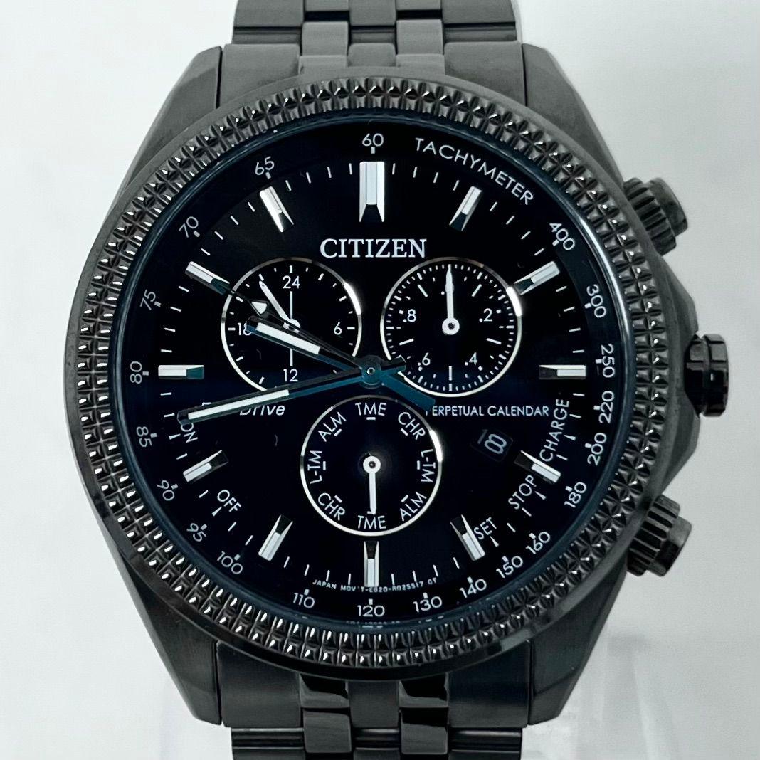 【稼働】 CITIZEN E820-R011031 Eco-Drive 腕時計