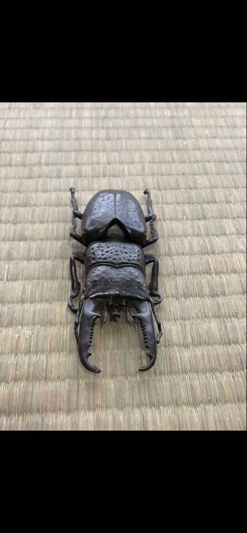 銅製　鍬形　金属工芸品