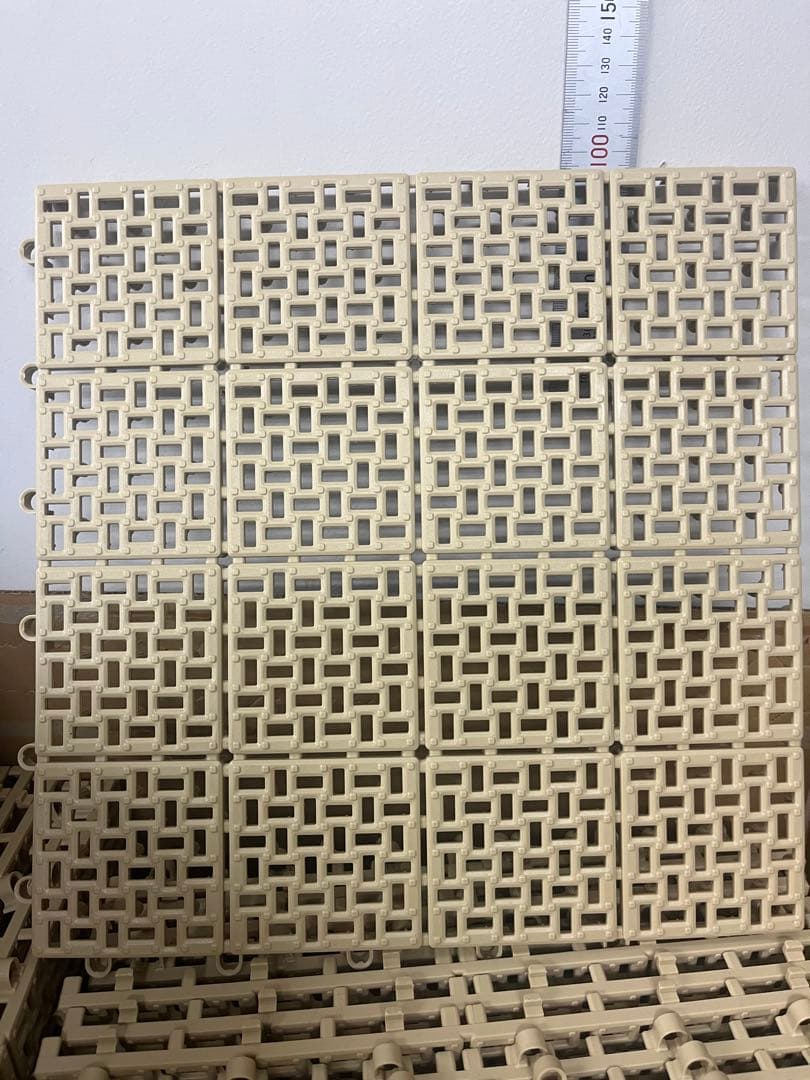 【新品】値下げ★水切りユニット　ベージュ　90枚セット送料込み