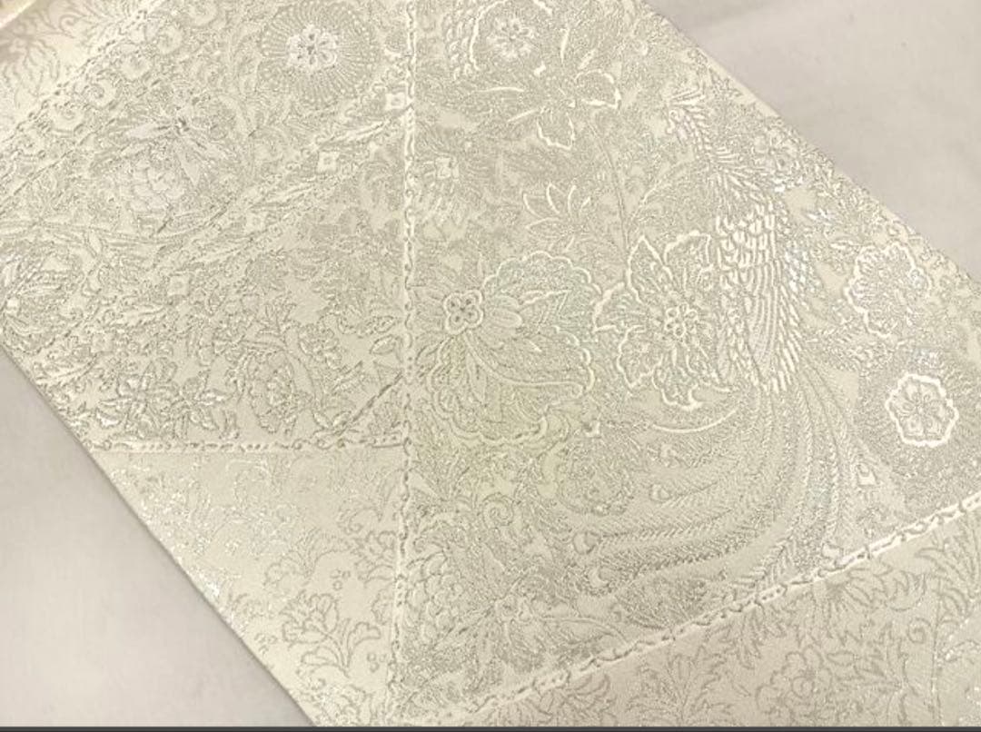 振袖 フルセット6点サイズM〜Ｌ駒刺繍　立波吉祥花文　暈し染め　金銀彩　正絹