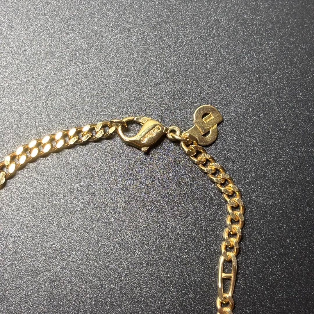 Dior ディオール　ブレスレット　CDロゴ　喜平　ゴールドチェーン