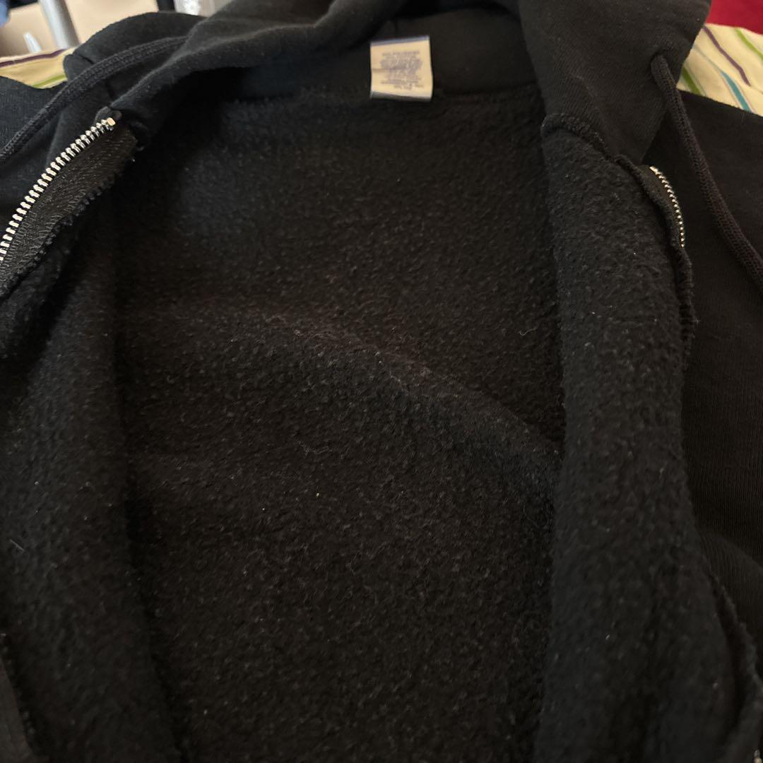 つ*う様 ラッセルアスレティック ジップパーカー ブラック XL メキシコ製 無