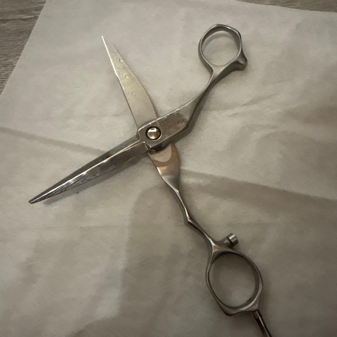 ダマスカス鋼 mizutaniカットシザー 箱あり最終値下げ