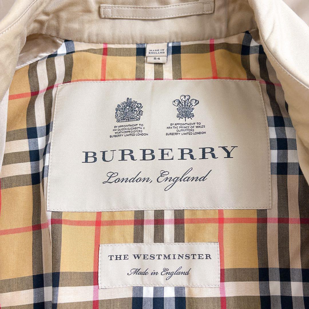 希少　バーバリー　ウエストミンスター　サイズ54 ベージュ　トレンチコート