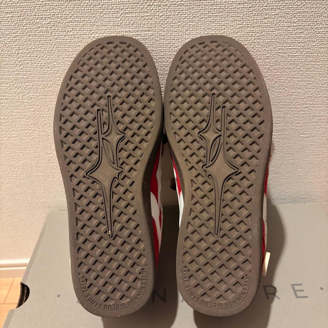 【正規品】KILLWINNER スニーカー レッド ベルベット35