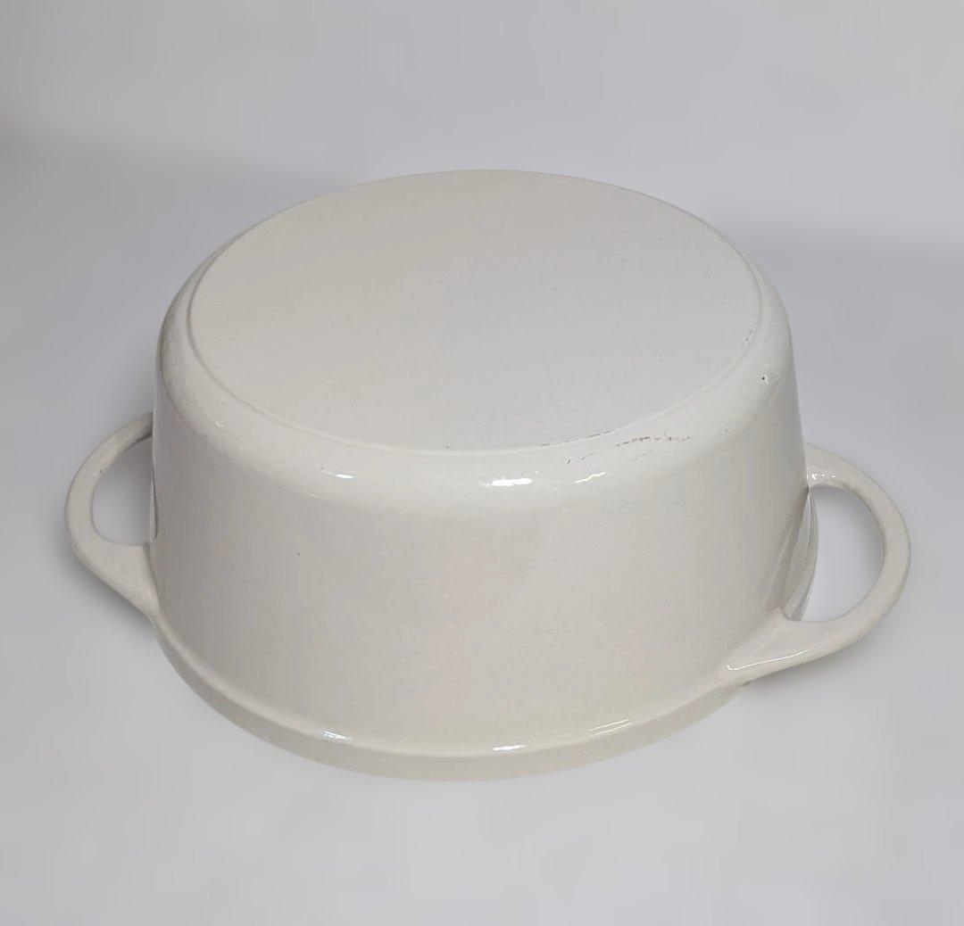 VERNACULAR ホワイト 両手鍋 22cm 訳あり