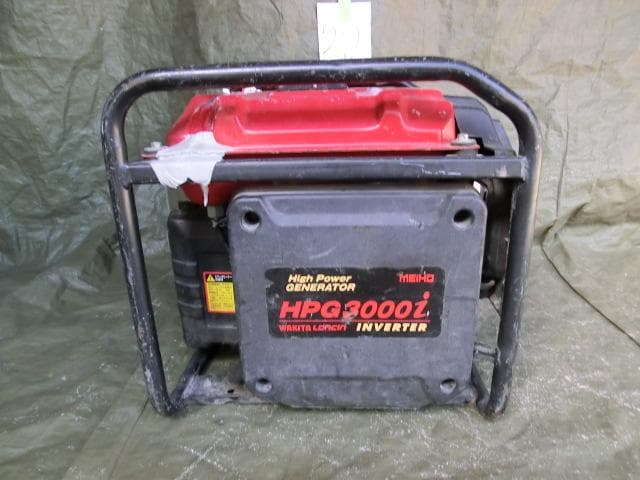 32：MEIHO　HPG3000i　発電機　ジャンク　引取限定：埼玉県所沢市