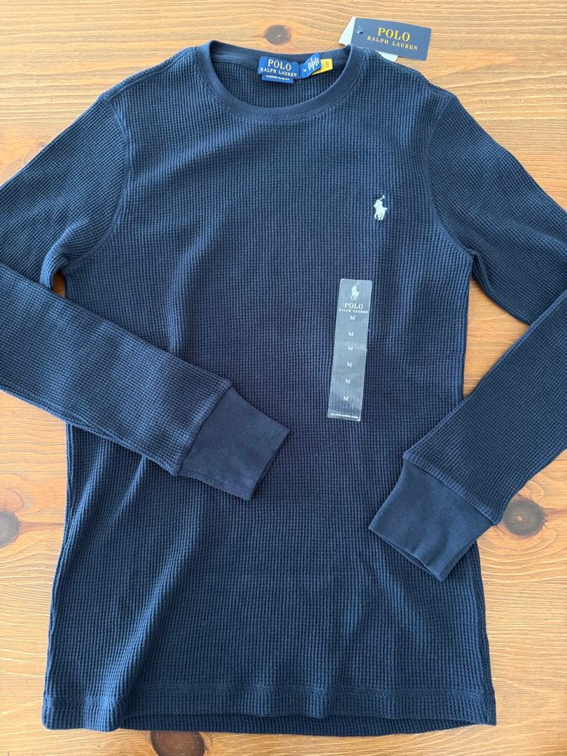 【新品未使用】Polo Ralph Lauren ネイビー M 長袖Tシャツ