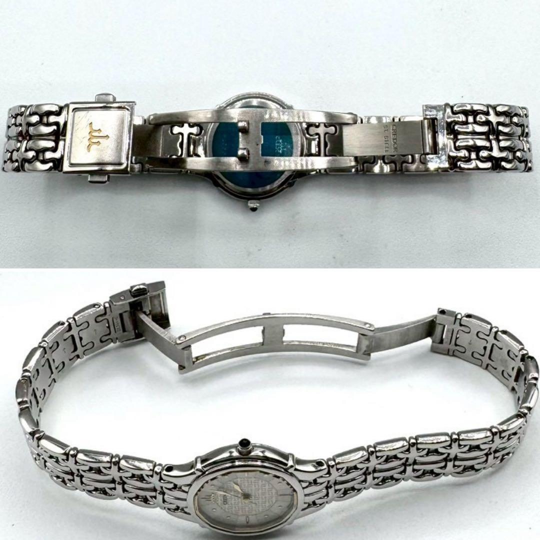 美品✨稼働 HATTORI SEIKO CREDOR 1Pオニキスブレスウォッチ