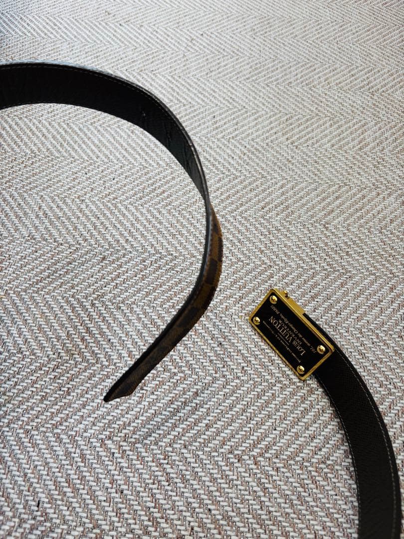 LOUIS VUITTON ダミエ レザーベルト