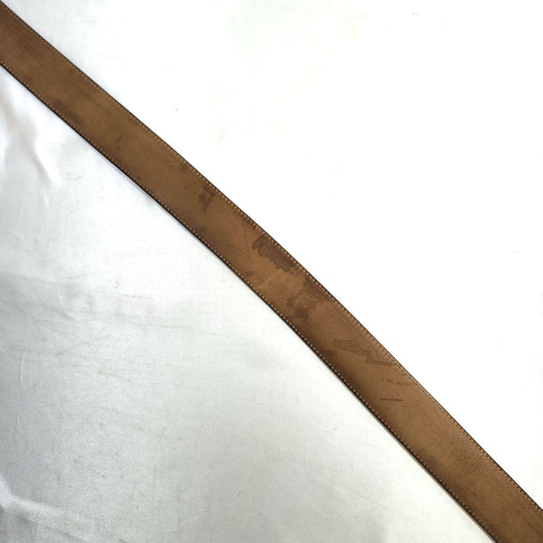 GUCCI　グッチ　 ブラック　レザー ベルト　GG