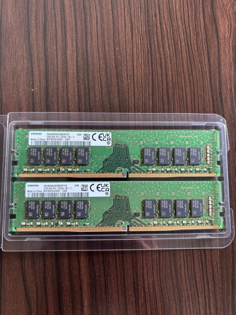 Samsung 32GB (16GB×2)　DDR4-3200　メモリー