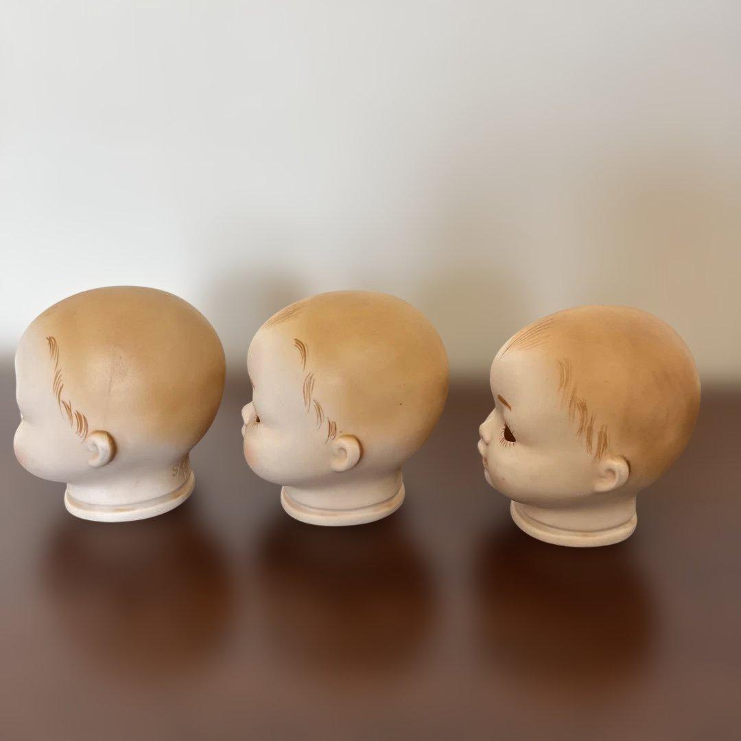 SANKYO 1980 ドールヘッド 3個セット