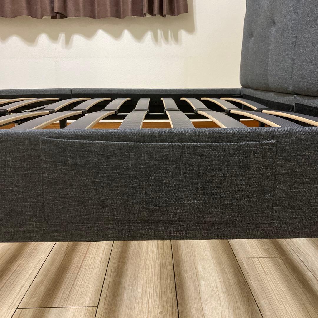 【自社エリア配送限定販売】Emma/エマ・ベッドフレーム/クイーンサイズ