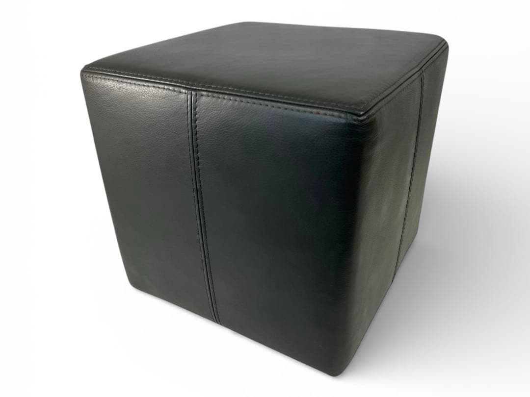 【ケルビン・ジョルマーニ】オットマン/総本革 直径44cm