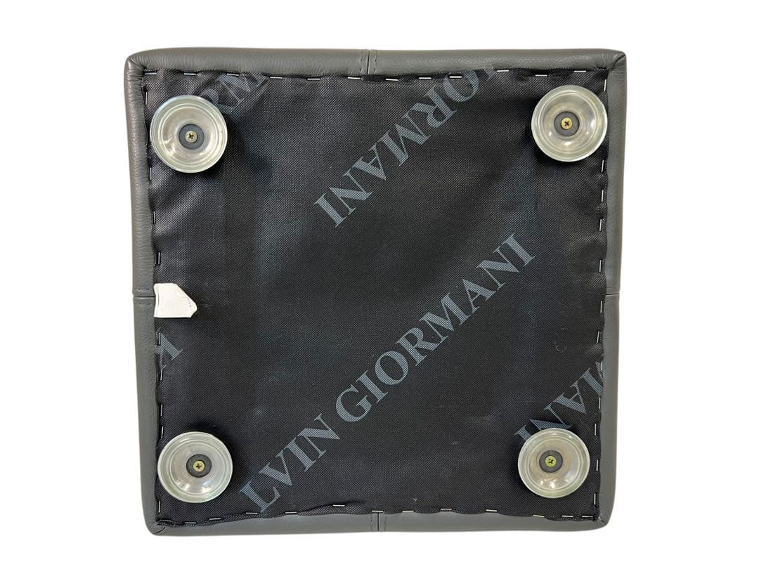 【ケルビン・ジョルマーニ】オットマン/総本革 直径44cm