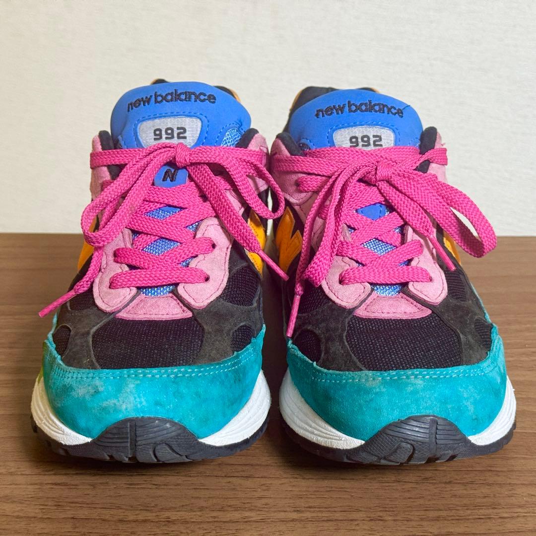アルザス【希少】ニューバランス M992RE厚底ダッドスニーカー