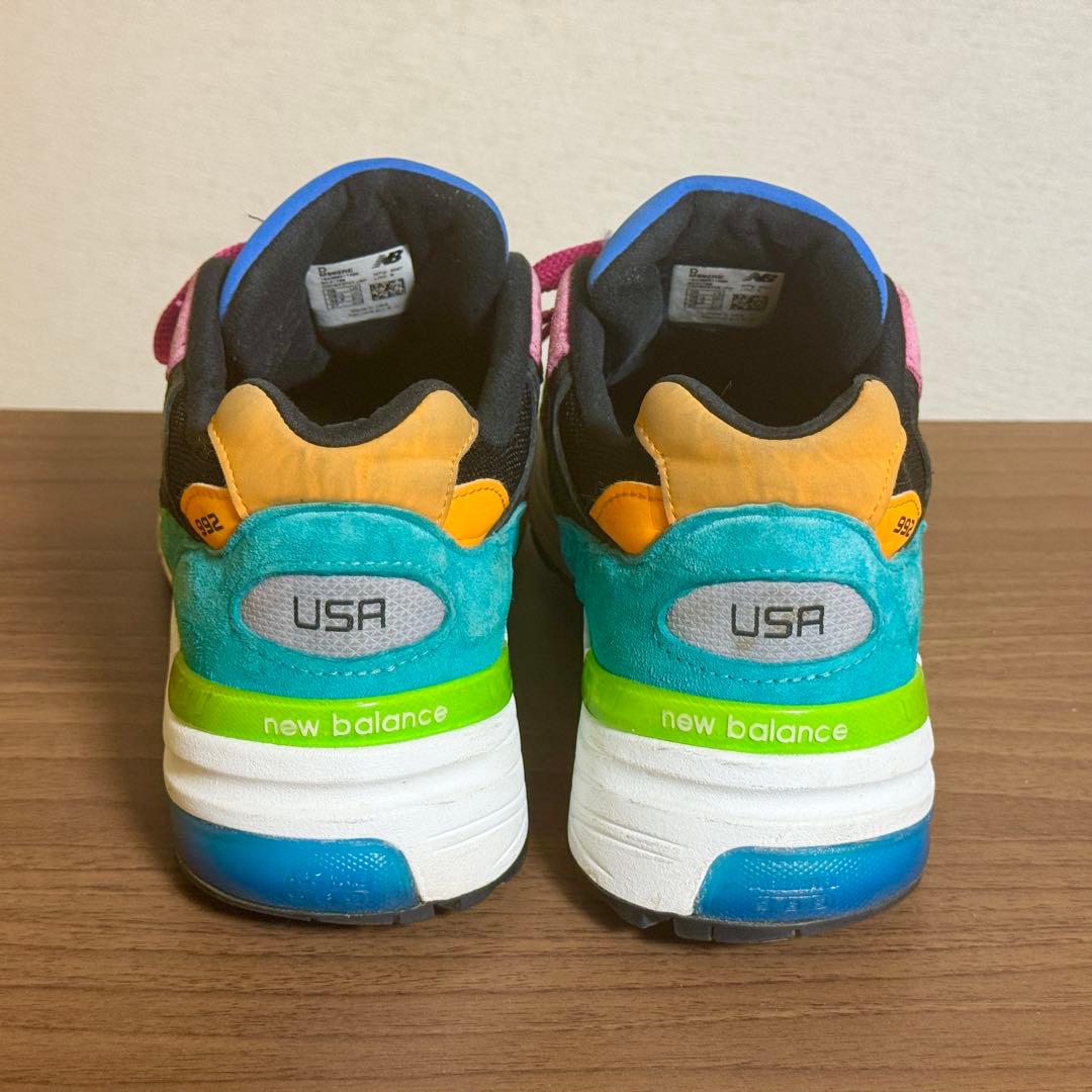 アルザス【希少】ニューバランス M992RE厚底ダッドスニーカー