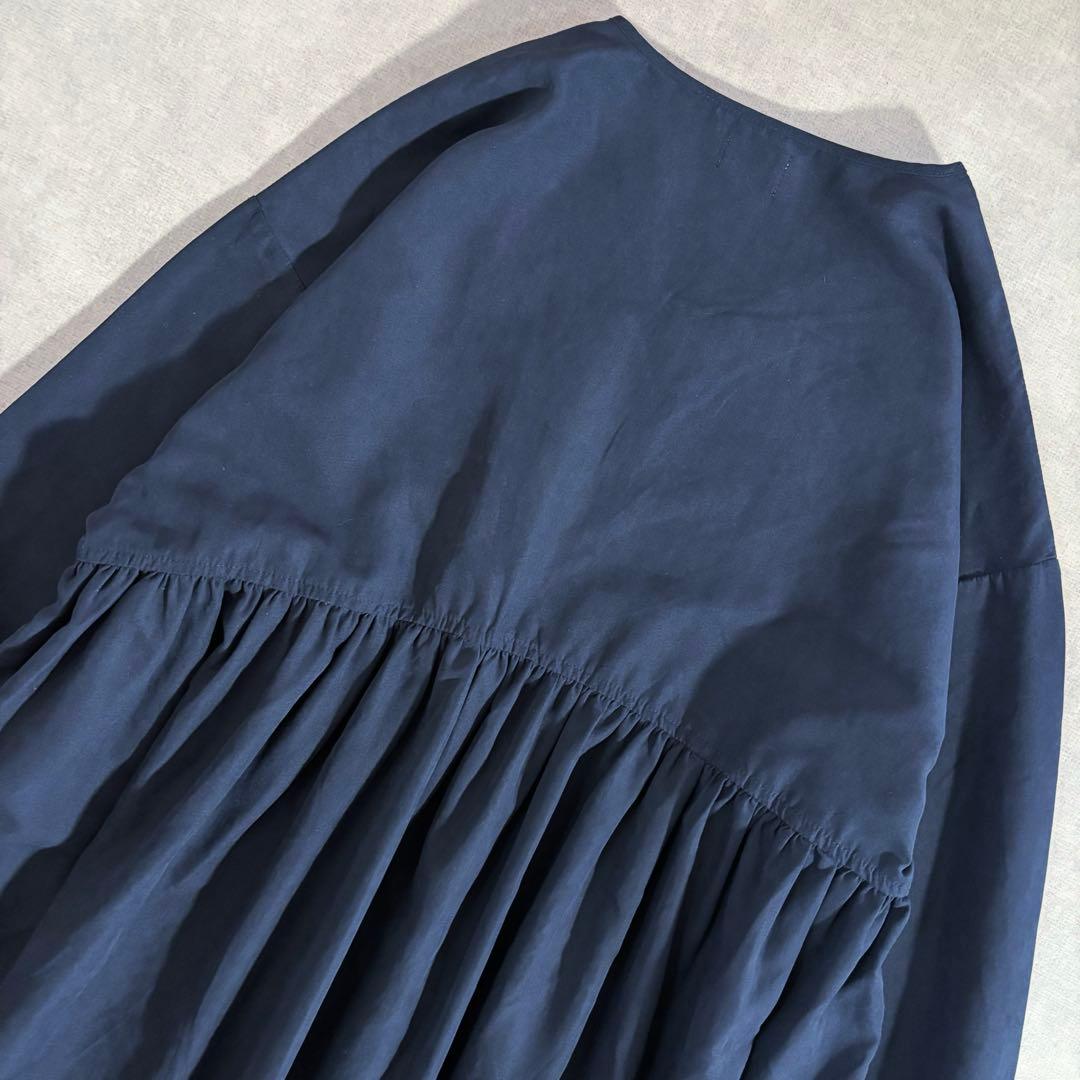 ドアーズ　Vネックギャザーワンピ/スピック&スパンロングリブプルオーバー