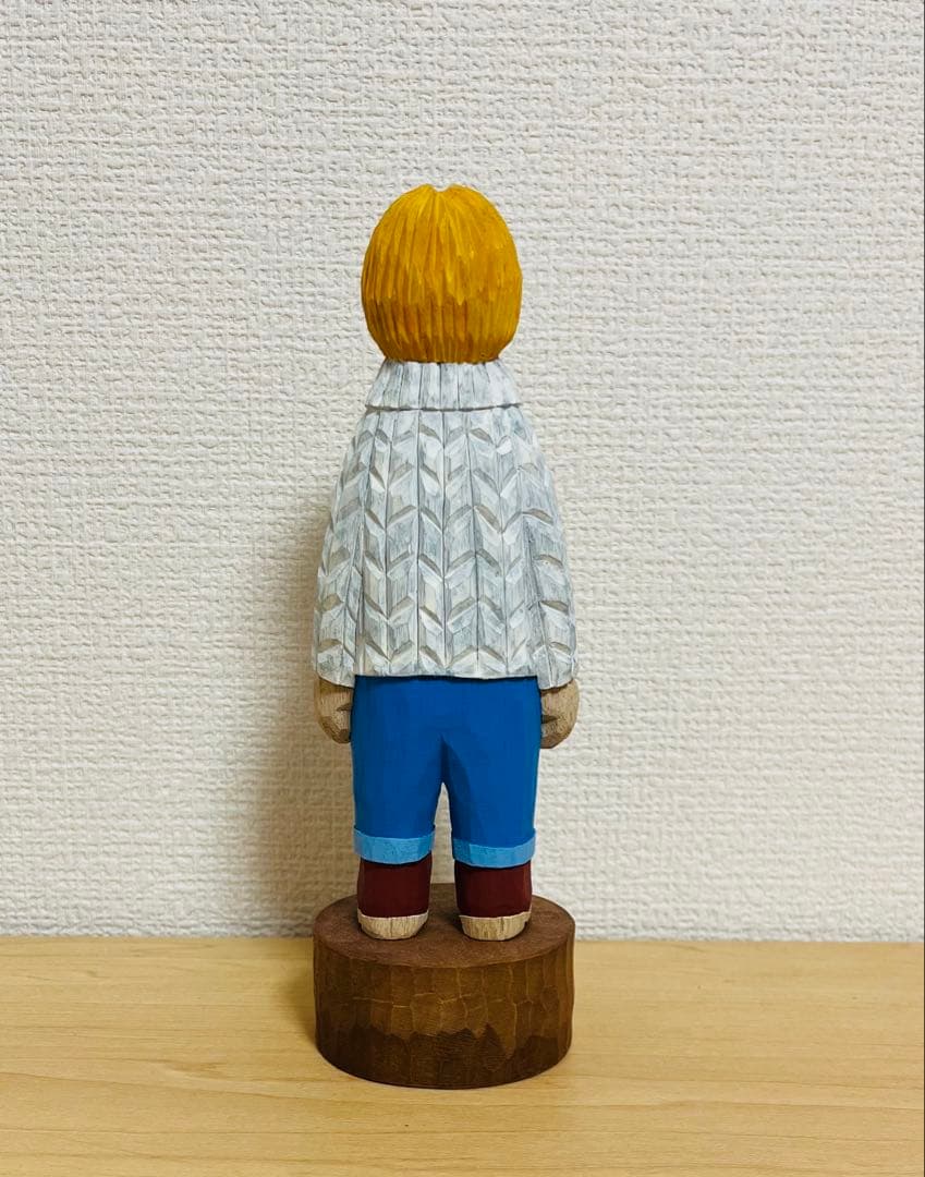 江籠正樹 作 『男の子』大型作品（約18cm）