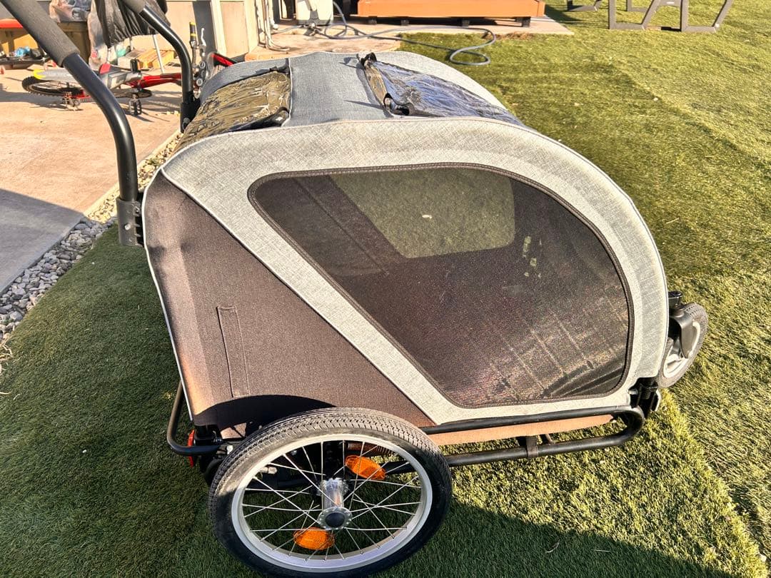 Air Buggy NEST エアバギー ネスト　バイク　アースグレイ