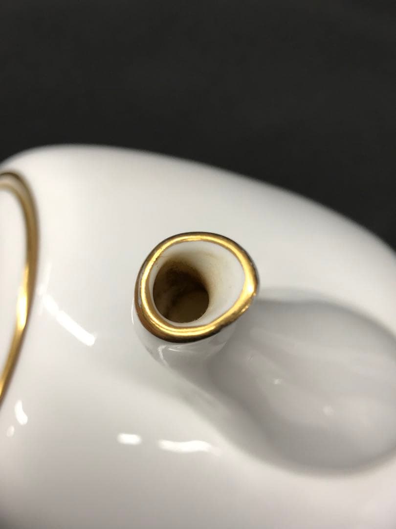 【USED】大倉陶園　ティーセット　ティーポット　クリーマー　シュガーポット