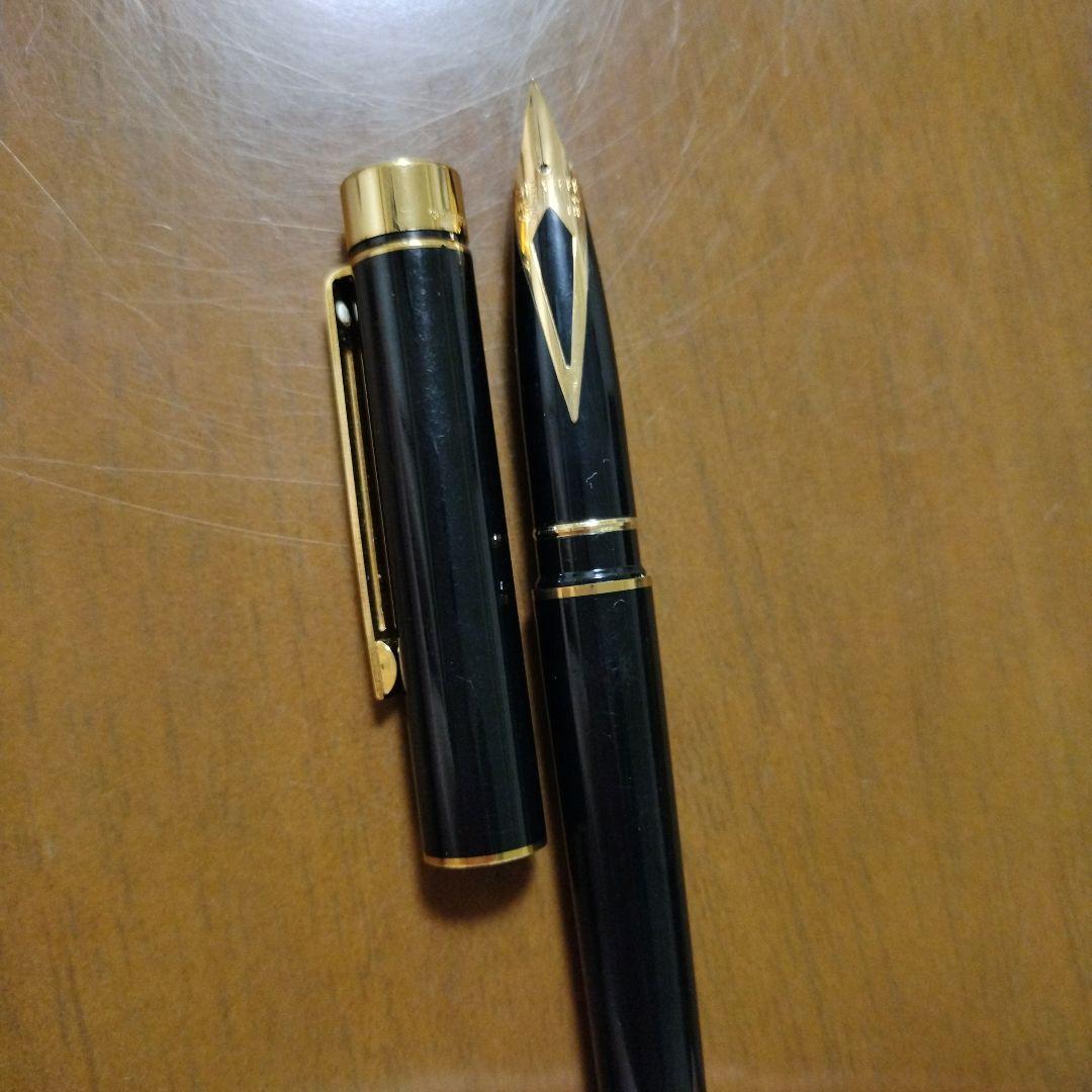 シェーファー USA 黒 万年筆 00485 ペン先K14刻印