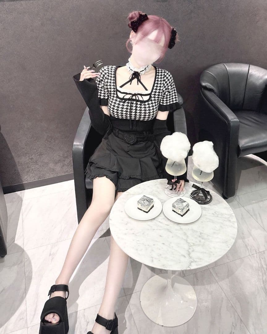 超希少暴走完売ミシェルマカロンレースチョカー付トップス新品未使用未開封 Ｆサイズ