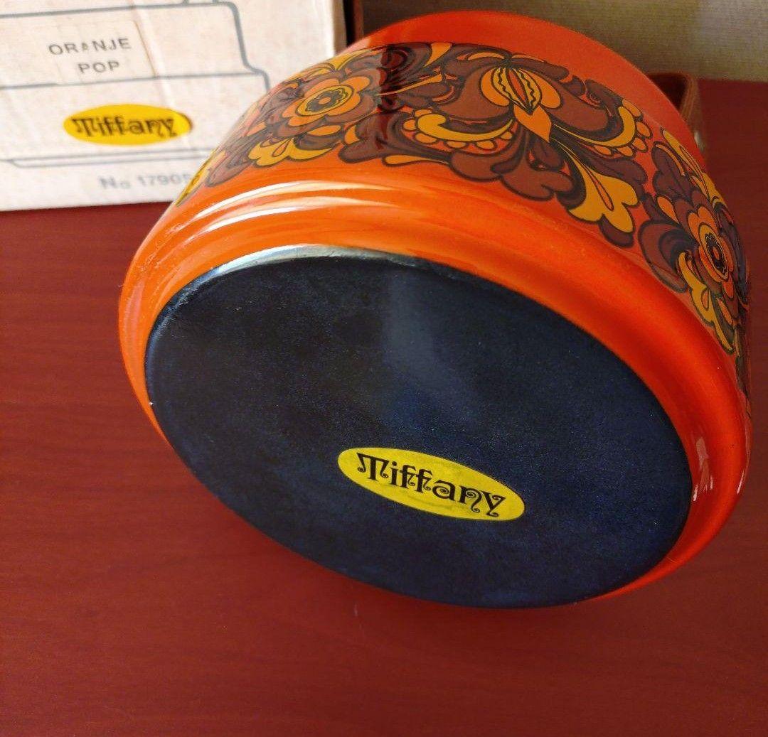 ツ*ラ様 Vintage☆琺瑯花柄ケトル☆Tiffany★箱付新品