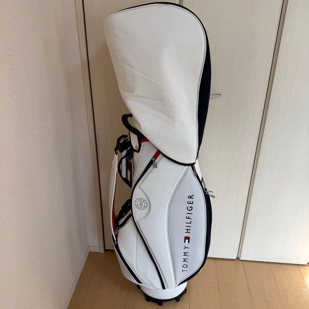   キャディバッグ ホワイト 9.5型