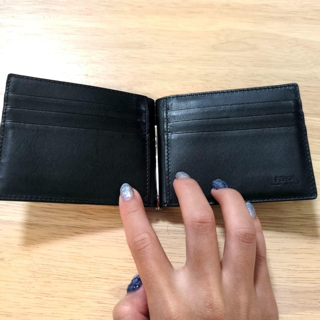 FENDI　マネークリップ 　二つ折り財布