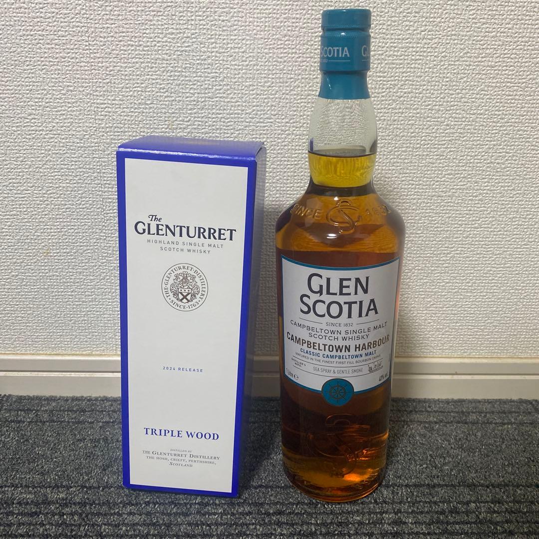 ウィスキー2本セットGLENTURRET 2024リリース GLENSCOTIA